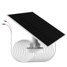 Solcellelader for videoringeklokke 6W vanntett justerbar