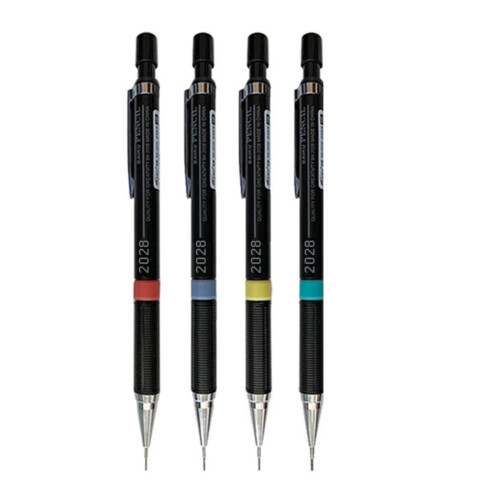 Conjunto de lapiseiras automáticas 0,3 mm 0,5 mm 0,7 mm (4 peças)