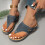 Γυναικεία σανδάλια πλατφόρμας slip-on για παραλία, casual, boho στυλ με... 3