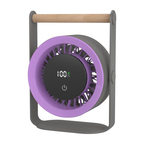 Ventilateur de bureau rechargeable USB, 100 vitesses, 4000 mAh