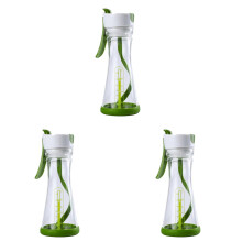 Salatdressing Shaker-flaske i glass, lekkasjesikker, 3-pakning