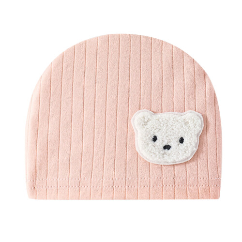 Gorro de bebé con forma de calavera, de muselina y algodón (1 unidad)