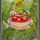 Window Bird Feeder Red Plastic Circular with Clear Tray 1