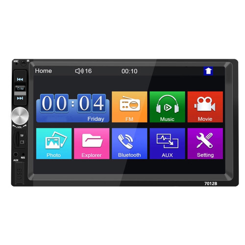 7-inch touchscreen auto MP5-speler met Bluetooth en 1