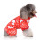 Hundpyjamas Röd Varm Julstil 1 st 1