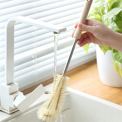 Cepillo de limpieza para tazas y biberones con mango largo 2