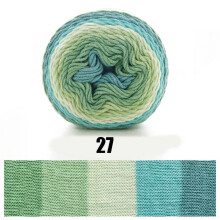 Przędza bawełniana Rainbow Cotton 100g 2Pack 5-nitkowa bawełna mleczna