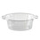 Bac à vaisselle portable transparent pour évier de cuisine 1