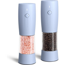 Salière et poivrière rechargeables avec lumière LED et