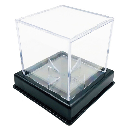 Baseball-display i klar akryl med stativ