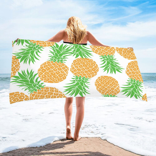 Microvezel strandhanddoek, sneldrogend, 30x60 inch