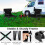 Ensemble table et chaises de camping avec sac de transport noir 5