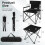 Ensemble table et chaises de camping avec sac de transport noir 3