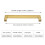 Cabinet Pulls Brushed Nickel Square10Pack8.8in Centers 2