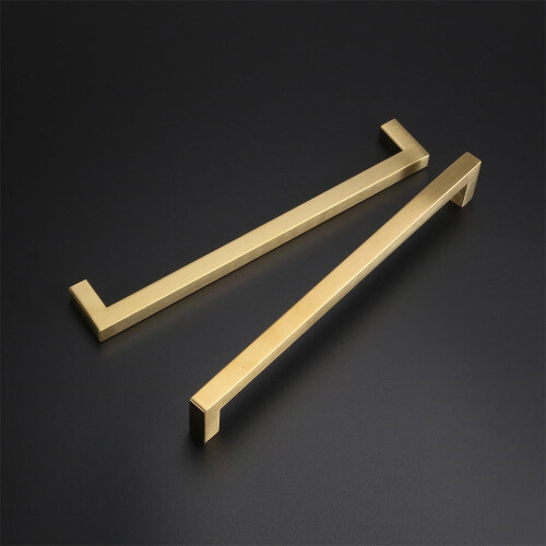 Cabinet Pulls Brushed Nickel Square10Pack8.8in Centers 2
