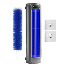 Flügelloser Turmventilator, 3 Geschwindigkeiten, 2000 mAh, 3,5 x 3,3 x 12,3 Zoll