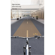 WEST BIKING Anti-Theft Bike Bell with Hidden for AirTag Holder Waterproof Loud Sound Copper Bike Safety Warning Horn