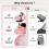Housse de siège auto bébé rose Cold Shield avec fenêtre zippée 6