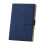 Caderno com Fecho Magnético Azul Escuro 8,54 x 5,83 polegadas 1