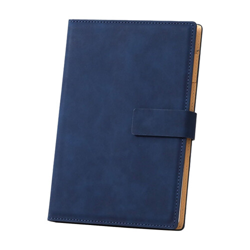 Caderno com Fecho Magnético Azul Escuro 8,54 x 5,83 polegadas