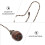 Wooden ceiling fan chain pendant lamp pull 2 pcs 5