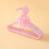 Perchas de plástico rosa para ropa de mascotas (5 unidades) 6