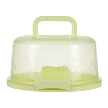 Boîte à gâteau portable Folamadak avec couvercle, 1 pièce