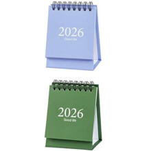 2026 Mini-Tischkalender, Monats-Wandkalender, 2 Stück