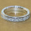 925 Sterling Silver Full Eternity Ring with White Cubic 1