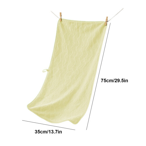 Bath Towels Polyester Soft Absorbent 2 Pcs 75x35cm 2