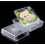 Bandeja acrílica rectangular transparente plateada (1 unidad) 7