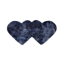Heart Rug Fluffy Faux Fur 20x40 Inch