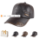 Varm skinnbaseballcaps for menn, vindtett vinterfleece 1