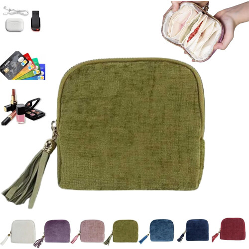 Mála seodra le póca zippered eagraí iniompartha buí