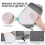 Cubes de rangement compressibles noirs, lot de 5 3