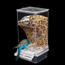 Mangeoire automatique en plastique pour perruches et calopsittes
