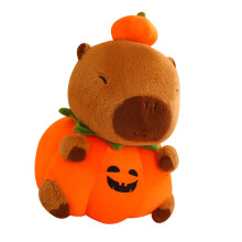 Cojín decorativo de peluche con forma de capibara (1 unidad)