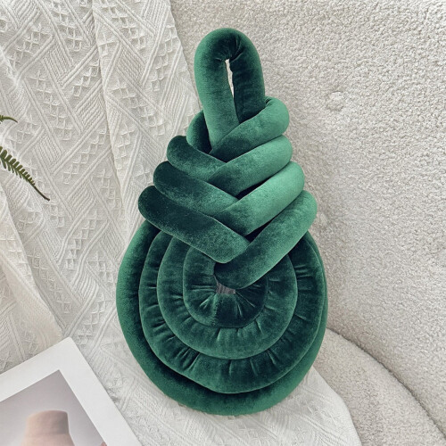 Vævet harpepude 45 x 25 x 11 cm grøn