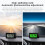 Mini reloj digital LCD para salpicadero de coche 2 en 1 7