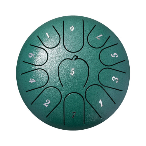 Tambor de língua de aço de 6 polegadas e 11 notas para meditação ao ar livre