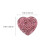 Heart Shaped Stainless Steel Dishwasher Magnets 2PCS 2
