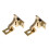 Messing elleboogsluitingenset, zware uitvoering, 2 sets 4