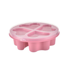 Boîte à goûter en forme de cœur, 4 compartiments, 96 g, sans BPA