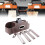 Auto-achterbank organizer met bekerhouder en tissues 1