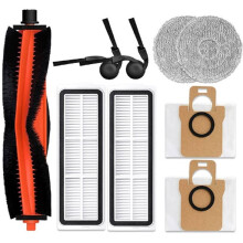 För Robotdammsugare H50 Pro /OV42GL Tillbehör Huvud Sido Borste Mopduk HEPA-Filter Dammpåse Reservdelar