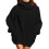 Women's Turtleneck Oversize Knitted Pullover with Pockets 1