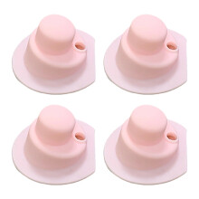 Joints anti-déversement en silicone pour couvercles de tasses (paquet de 4)
