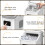 Countertop Ice Maker White 26 lbs/24H LED Timer 6
