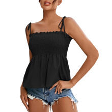 Regata Baby Doll Feminina Preta Tamanho XXL