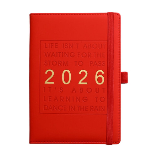 Stor daglig planlegger for 2026, 365-dagers timeplan